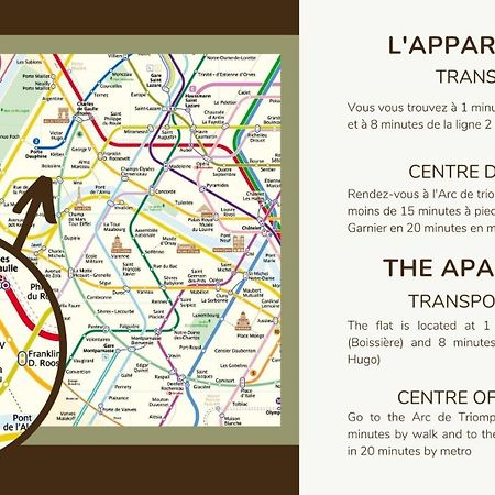 Appartement Cosy&Luxury Kléber Trocadéro Arc de Triomphe à Paris Extérieur photo